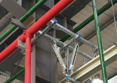 盂县该抗震支架的整体式支吊架结构协调性好